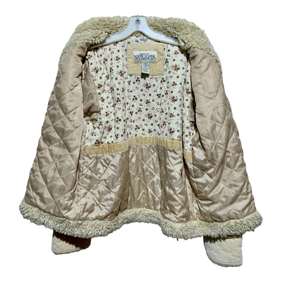 Women’s Vintage Y2K New York Classics Corduroy Trucker-Sherpa Jacket - Picture 2 of 5